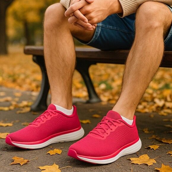 Lane Eight Sneakers 10 Comfort Knit Running Trainer Shoes Everyday Athletic - Picture 1 of 9